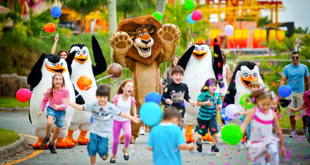 Pinguins de Madagascar no Beto Carrero World (foto: divulgação)