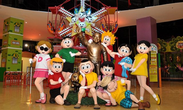 Parque da Turma da Mônica foi reinaugurado há pouco tempo, a pedido das crianças que adoram esse espaço de diversão. (foto: divulgação)