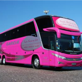 Ônibus da Viação Garcia no Outubro Rosa
