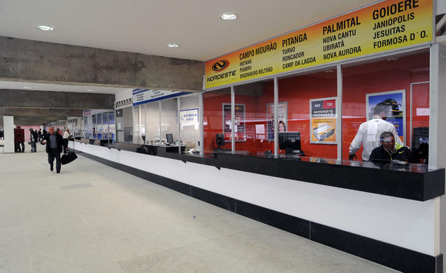 Obras para a Copa do Mundo na Rodoviária de Curitiba