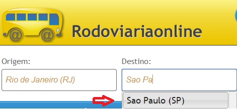 Sistema novo do Portal Rodoviáriaonline