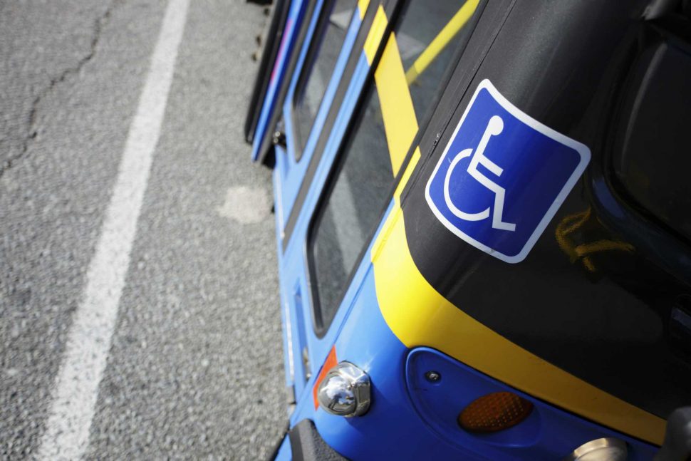 Acessibilidade em ônibus rodoviário